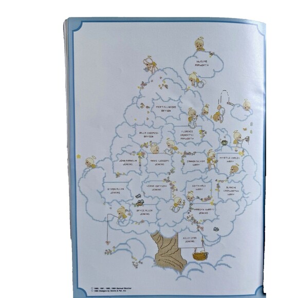 Cross Stitch Precious Moments Pattern Book Baby Book PM-8 Gloria & Pat - Picture 5 of 6